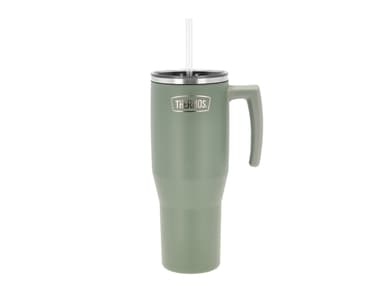 Thermos Thermo mug w. handle 1.1 liter Green