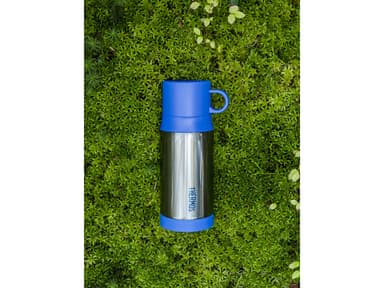Vacuum flask 355 Steel/blue Stainless steel