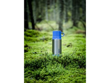 Vacuum flask 355 Steel/blue Stainless steel