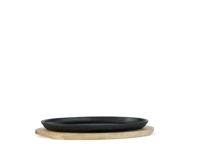 HOLM Plate 27 x 17 cm Black