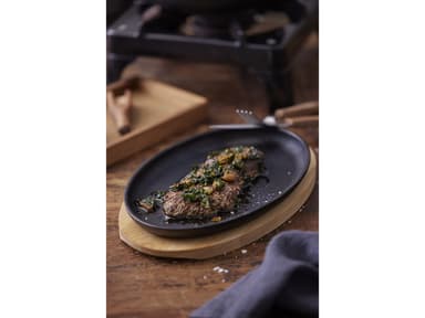 HOLM Plate 27 x 17 cm Black