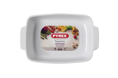 Pyrex Dish rectangular 25 x 19 cm White
