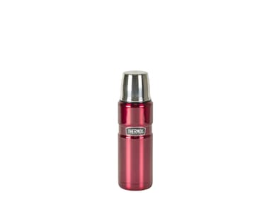 Vacuum flask 470 Dark Red Stainless steel