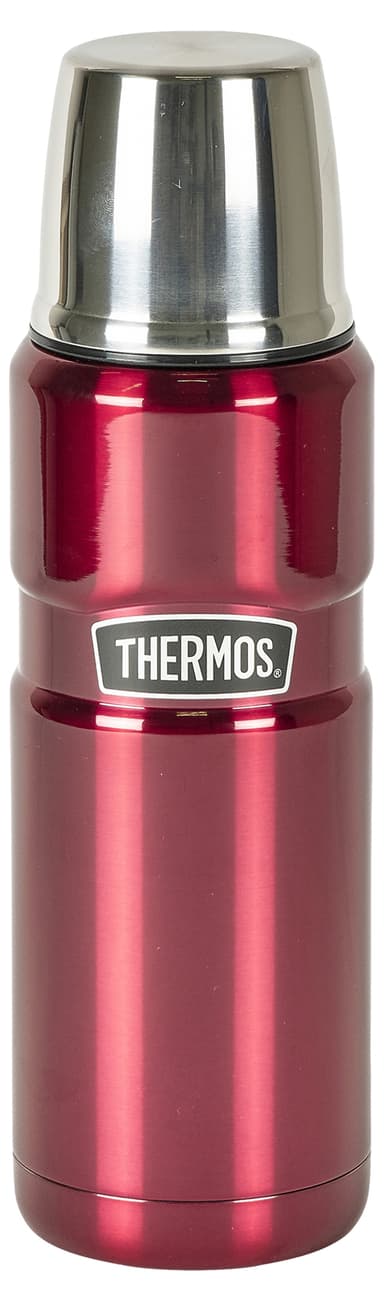 Vacuum flask 470 Dark Red Stainless steel