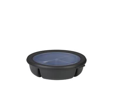 Mepal Cirqula Bowl w. lid trio Dia 22,5 x 6 cm Black