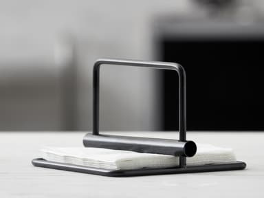 Funktion Napkin holder 19 x 19 x 12,5 cm Black