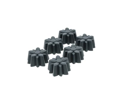 Blomsterbergs Flower Muffin mould 6 pcs Grey