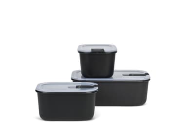 Mepal EasyClip Storage box set 3 parts Nordic black