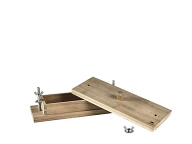 HOLM Sausage press 34.9 x 13 x 10.8 cm Acacia wood