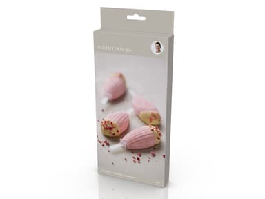 Blomsterbergs Madeleine Popsicle mould with 4 pcs Latte