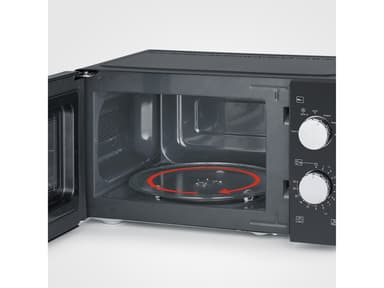 Severin Microwave oven 17 liter 700 watt Black