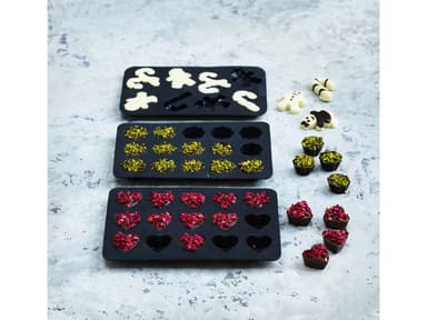 Blomsterbergs Chocolate mould 3 parts Grey