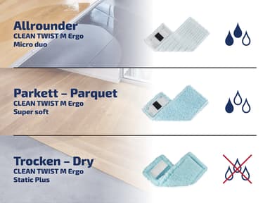 Leifheit CLEAN TWIST M ERGO Cover Static plus 32 cm