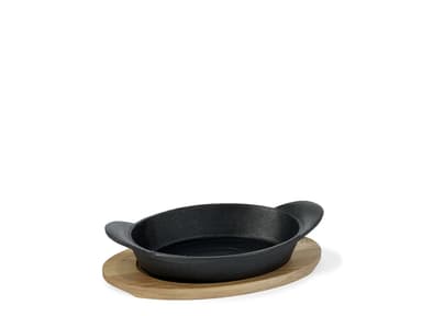 HOLM Dish/plate 21 x 15 x 4 cm Black