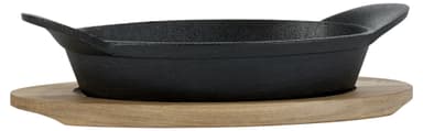HOLM Dish/plate 21 x 15 x 4 cm Black