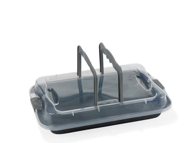 Funktion w/lid Frying dish 36,0 x 23 cm Grey