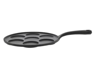 HOLM Blini pan for 7 pcs. Dia 23,5 cm Black