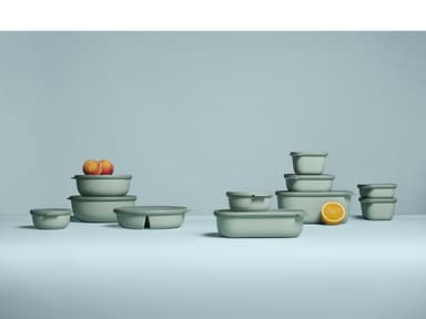 Mepal Cirqula low Bowl set 3 pcs Nordic sage