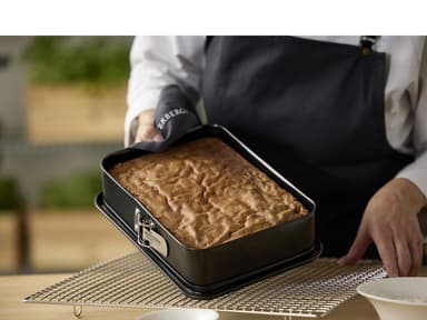 Blomsterbergs Springform rektangulær Svart