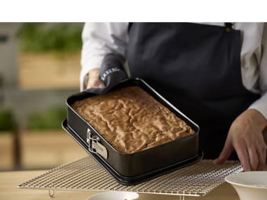 Blomsterbergs Springform rektangulær Svart