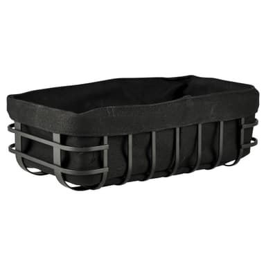HOLM Bread Basket 27 x 17 x 9 cm Black