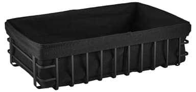 HOLM Bread Basket 40 x 25 x 10 cm Black