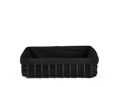 HOLM Bread Basket 40 x 25 x 10 cm Black