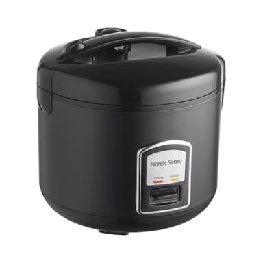 Nordic Sense Rice cooker 1.8 liter Black