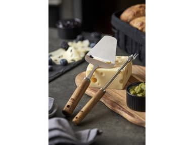 HOLM Cheese plane 22,5 cm Stainless steel/Acacia
