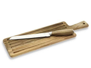 HOLM Chopping board with bread knife