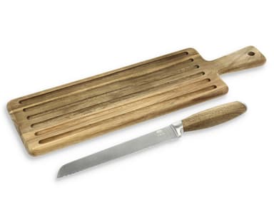 HOLM Chopping board with bread knife