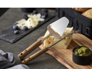 HOLM Cheese plane 22,5 cm Stainless steel/Acacia