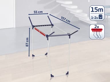 Leifheit Tørkestativ Blå