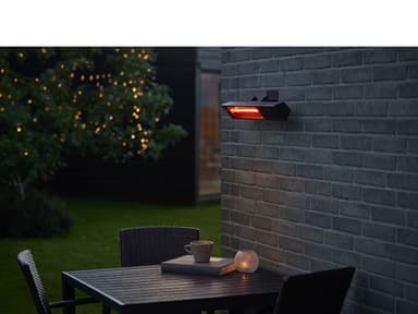 Nordic Sense Patio heater for wall 1500 watt Black