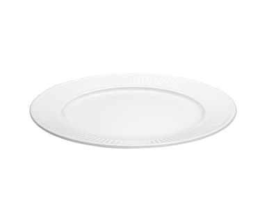 Pillivuyt Plissé plate flat Dia 22 cm White