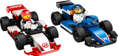 LEGO City F1 Williams Racing og Haas F1 racerbiler 60464