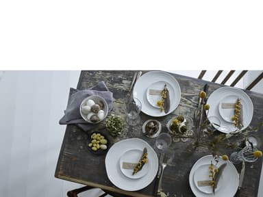 Pillivuyt Boulogne plate flat Dia 16,5 cm White