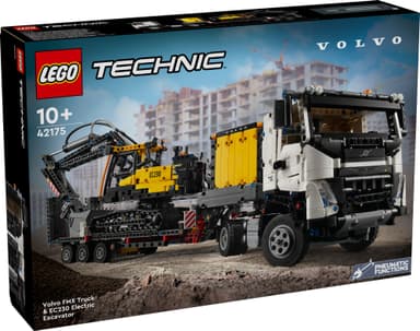 LEGO Technic Volvo FMX-trailer og EC230 el-gravemaskin 42175
