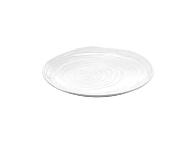 Pillivuyt Boulogne plate flat Dia 16,5 cm White