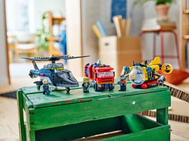 LEGO City Pakke med helikopter, brannbil og ubåt 60462