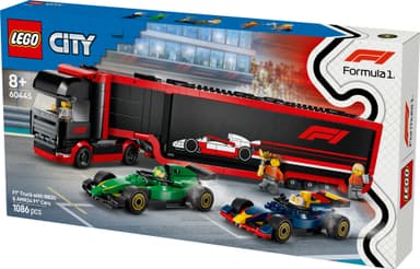 LEGO City F1-trailer med F1 RB20 og AMR24 60445