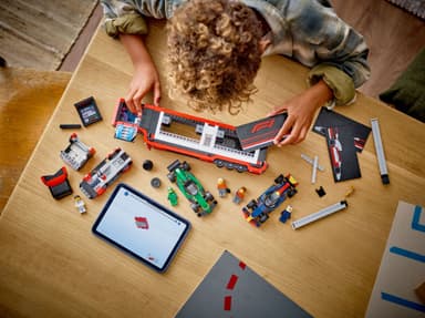 LEGO City F1-trailer med F1 RB20 og AMR24 60445