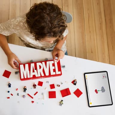 LEGO Super Heroes MARVEL logo og minifigurer 76313