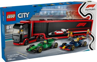 LEGO City F1-trailer med F1 RB20 og AMR24 60445