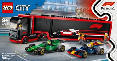 LEGO City F1-trailer med F1 RB20 og AMR24 60445