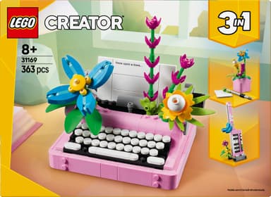 LEGO Creator Skrivemaskin med blomster 31169