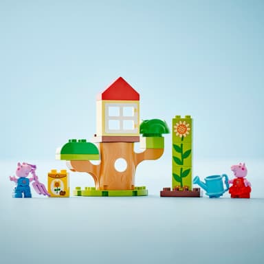 LEGO DUPLO Peppa Pig Peppa Gris med hage og trehytte 10431