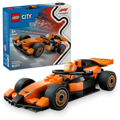 LEGO City F1-fører med McLaren-racerbil 60442