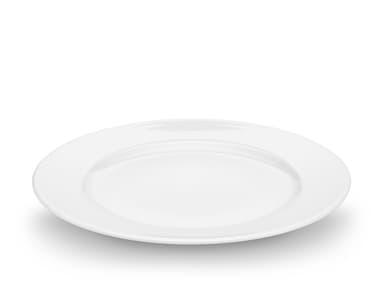 Pillivuyt Sancerre plate flat Dia 28 cm White