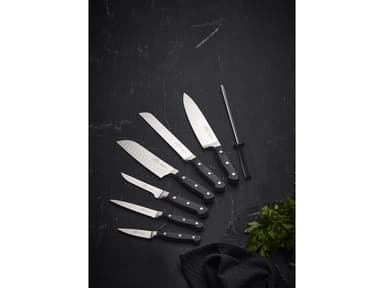 Sabatier Pluton Knife set 7 parts Steel/Black